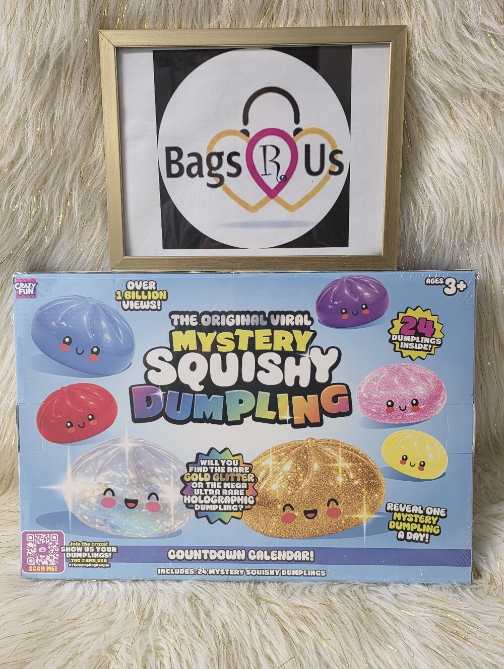 The Original Mystery Squishy Dumpling Countdown Advent Calendar Rare Htf!